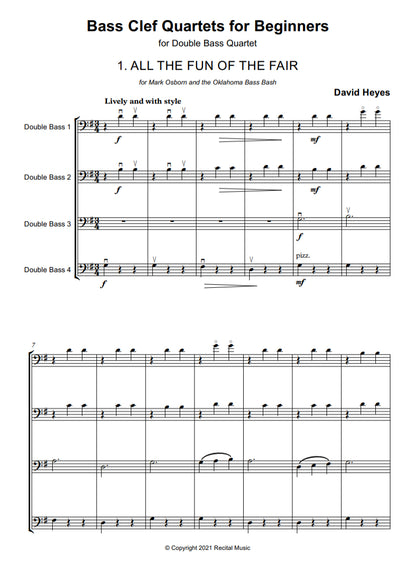 Bass Clef Quartets for Beginners (arranged by David Heyes)