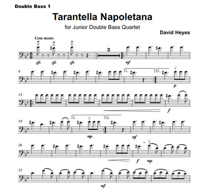 David Heyes: Tarantella Napoletana for the progressing young bass quartet