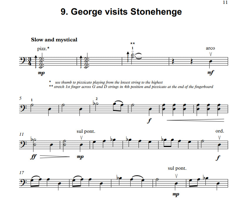 David Heyes: The Adventures of George for Beginner Double Bass