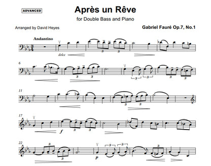 Transcription Series Book 3 (arranged by David Heyes) for double bass & piano