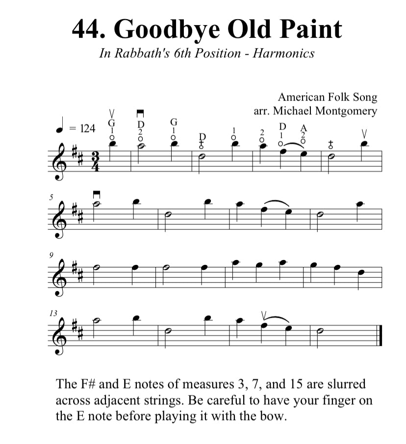 32 Folk Songs for the Young Double Bassist (arranged by Michael Montgomery)