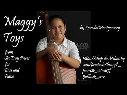 6 Easy Pieces for Double Bass and Piano by Lourdes Montgomery (edited by Michael Montgomery)